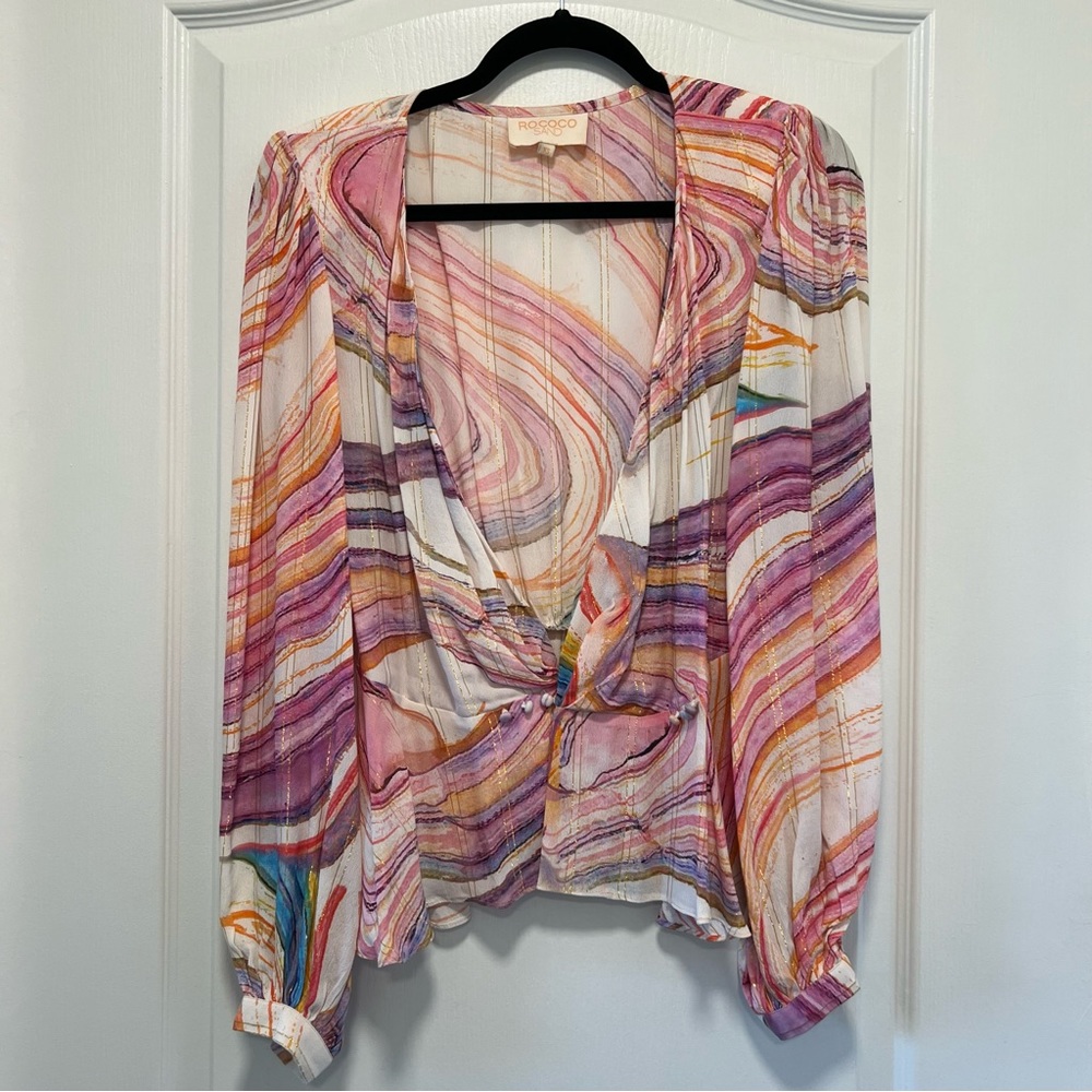 Rococo Sand Blouse Eira Top women’s size XS
